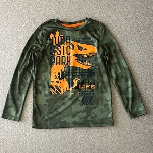 🌸Jumping Beans Boys Long Sleeve Activewear Shirt - Size 6